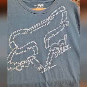 Fox Racing Blue Cotton Tee
